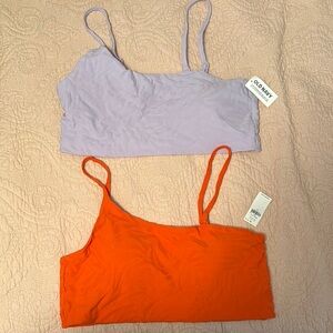 Old Navy Lavender and Orange Camisole Set